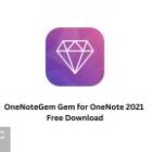 Get into PC OneNoteGem Gem for OneNote 2021 Free Download